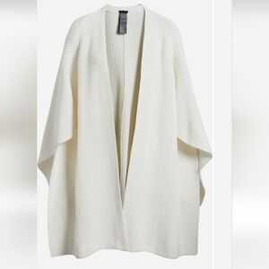 ALL SAINTS TRAVELING WOOL BLEND RUANA ONE-SIZE